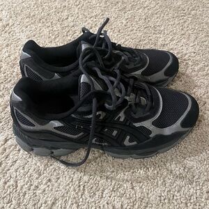 Asics Charcoal and Ebony Running Shoes